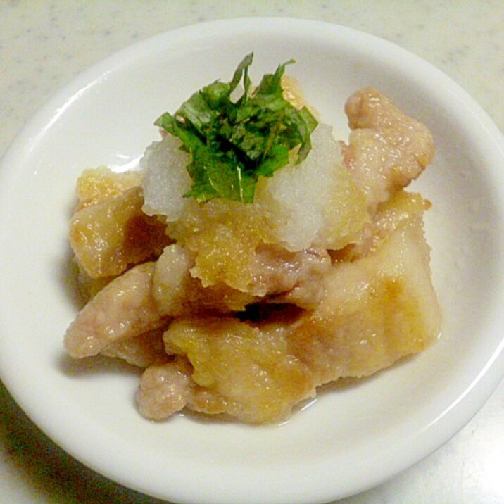 簡単 おつまみ さっぱり 豚バラ肉のおろしポン酢 レシピ 作り方 By みずたまsweet 楽天レシピ